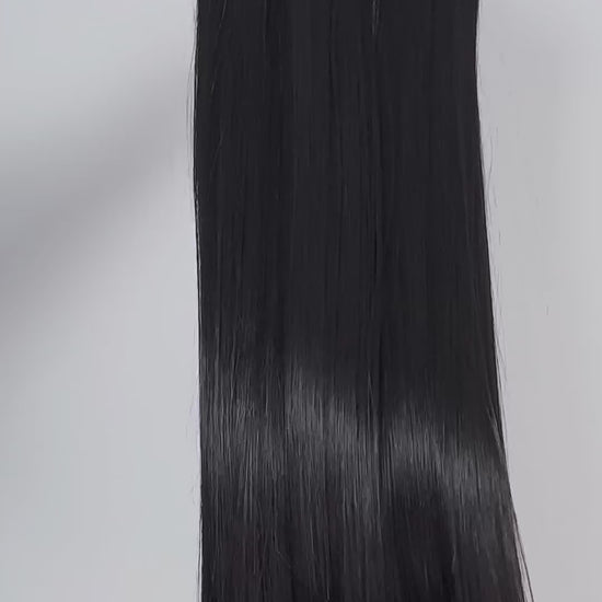 AnnsHair, Hairoic Collection, Human Hair Piece, Human Hair Bundle, Raw Vietnamese Hair, Silky Black Colour, Human Hair Piece For Women, Bone Straight Hair, Hair Piece, Swinging Back & Forward Video