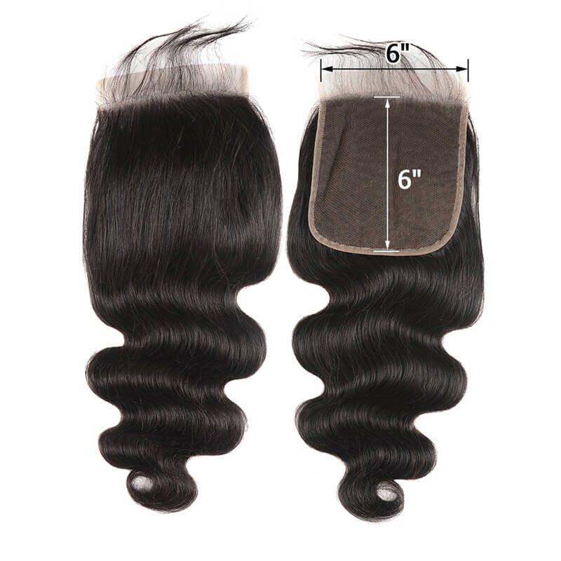 BODY WAVE HUMAN HAIR 6X6 HD CLOSURE HAIROIC ANNSHAIR